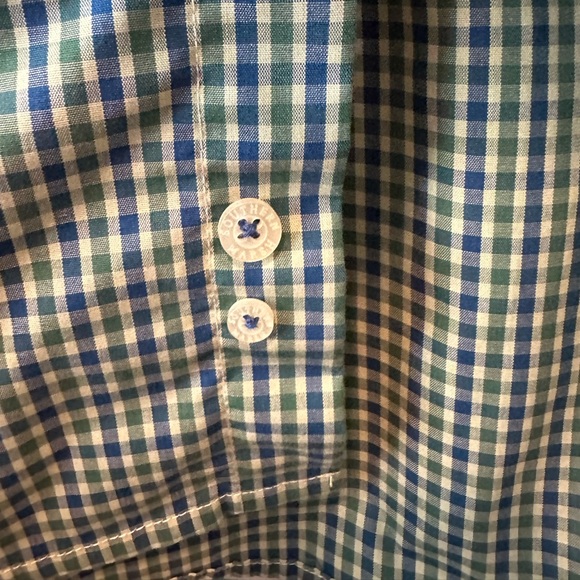 Southern Marsh Baylor University blue and green long sleeve button down - Picture 11 of 12